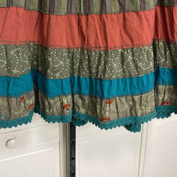 Venezia Womens Skirt Adjustable Sz 14/16 Boho Chic Gypsy Festival Hippie Grunge - Picture 8 of 10